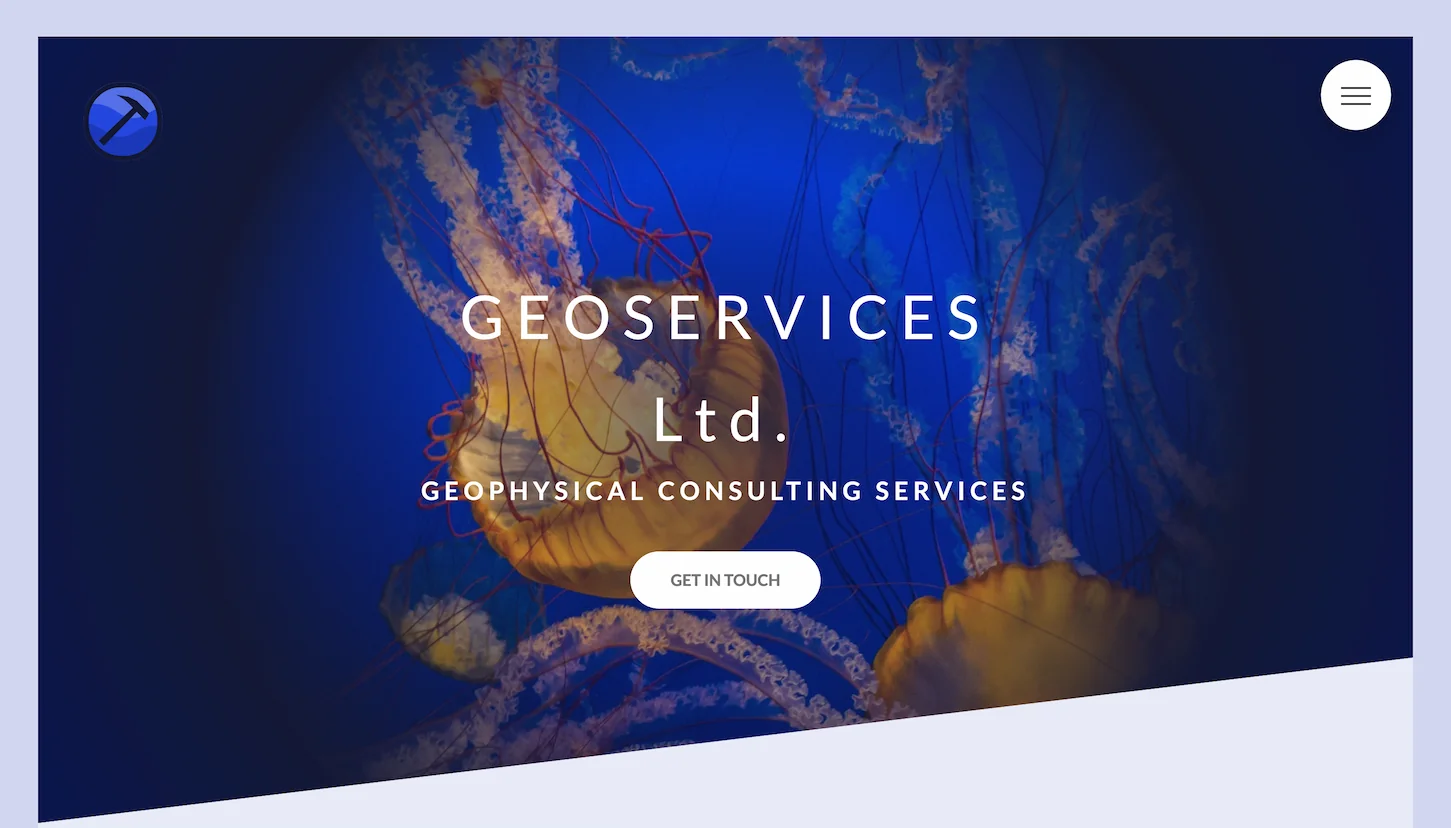 Geoservices Ltd. website screenshot